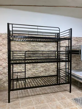 Litera metálica reforzada negra NUEVA