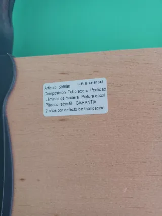 REGALO somier de metal y madera lo REGALO me mudo