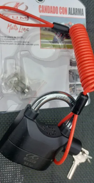 Candado Moto con Alarma KUM