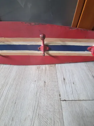 Perchero Tabla Surf Multicolor 3 colgadores