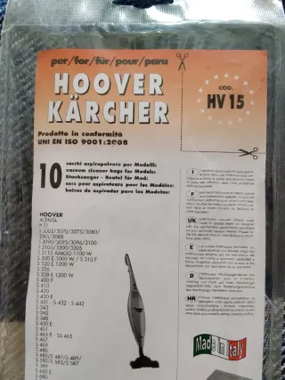 Sacchetti Aspirapolvere Hoover® Kärcher HV 15