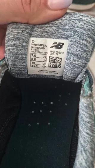 Zapatillas New Balance verdes talla 38