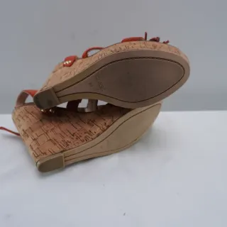 Sandalias Guess Cuña Tiras Tostado