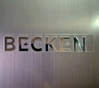 Nevera combi acero inoxidable.