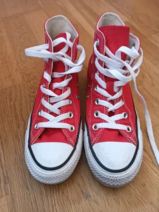 Converse All Star Bota Roja Talla 36