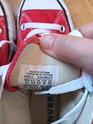 Converse All Star Bota Roja Talla 36