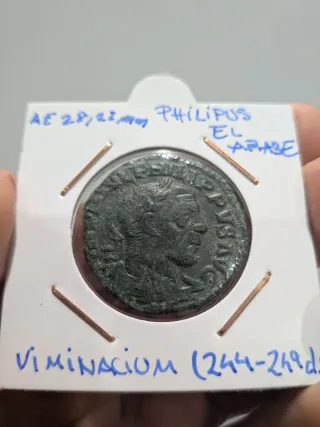Moneda Filipo el Árabe Viminacium 244-249 d.C.