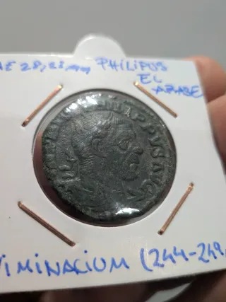 Moneda Filipo el Árabe Viminacium 244-249 d.C.