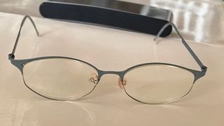 Gafas Lindberg Titanio Azul/Plata Graduadas