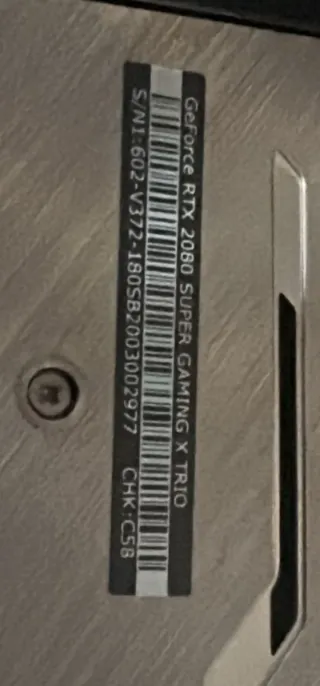 RTX 2080 Super Gaming X Trio MSI