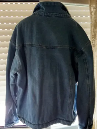 Cazadora vaquera forrada  borrego hombre
