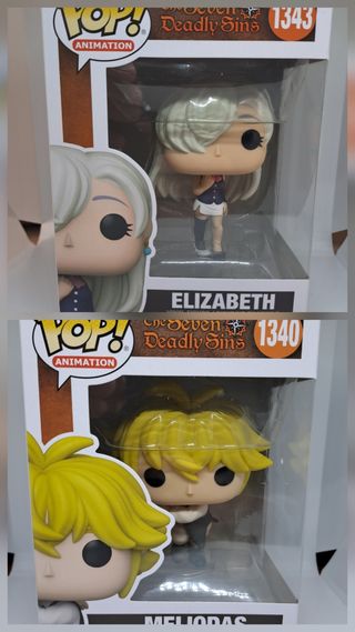 Conjunto funko seven deadly sins