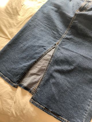 Falda midi vaquera Cortefiel Talla 38