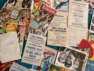 Lote Programas de cine antiguos de coleccionismo