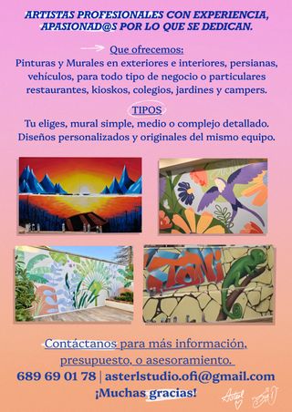 Murales pinturas persianas