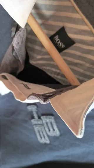 Polo Hugo Boss Manga Larga azul marino