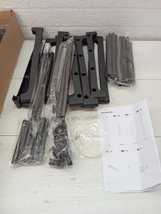 Zapatero 3 Niveles Negro Metal