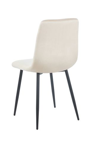 Silla terciopelo SAKAE beige/verde