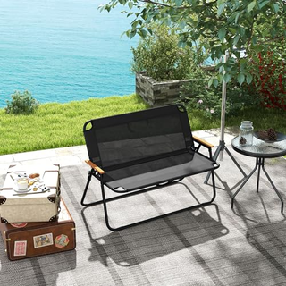 Sedia da Campeggio Doppia 2 Posti, Divanetto Piegh