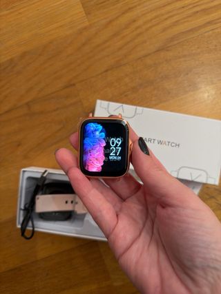 Smartwatch Rosa Novo c/ Carregador