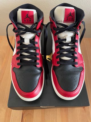 Jordan 1 Mid Chicago Toe Zapatillas