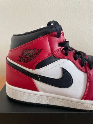 Jordan 1 Mid Chicago Toe Zapatillas