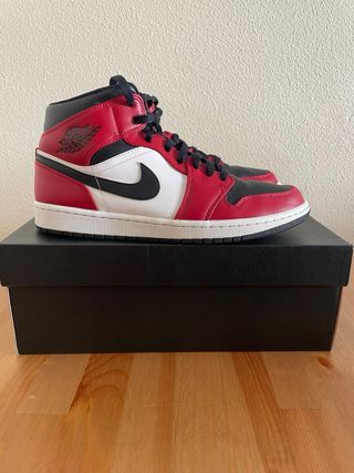 Jordan 1 Mid Chicago Toe Zapatillas