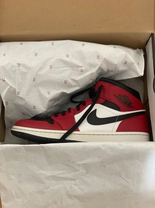 Jordan 1 Mid Chicago Toe Zapatillas