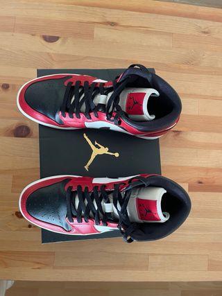 Jordan 1 Mid Chicago Toe Zapatillas