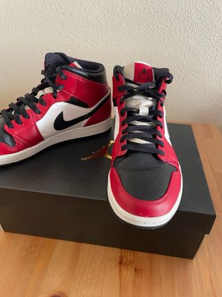 Jordan 1 Mid Chicago Toe Zapatillas