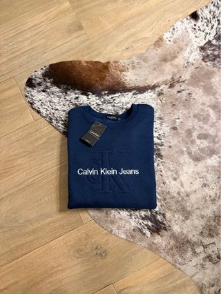 Sudadera Calvin Klein Jeans Azul
