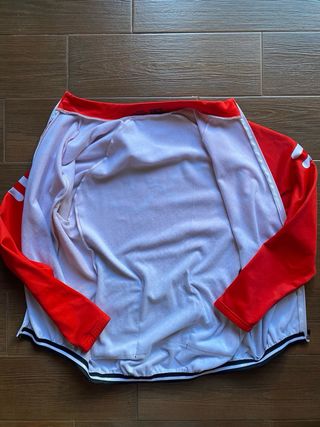 Maillot Ciclismo Manga Larga Rojo