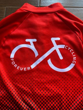 Maillot Ciclismo Manga Larga Rojo