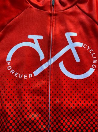 Maillot Ciclismo Manga Larga Rojo