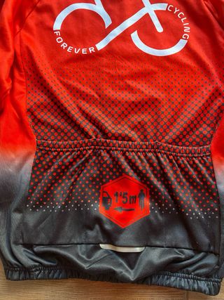 Maillot Ciclismo Manga Larga Rojo