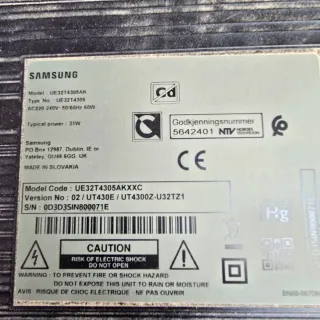 Smart TV Samsung 32 Negra