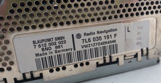 Sistema 7l6035191f volkswagen touareg (7la) 177808