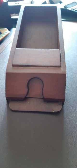 Sabot distributore carte da gioco in legno