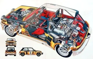 6 Pósters Renault 5 Copa Turbo