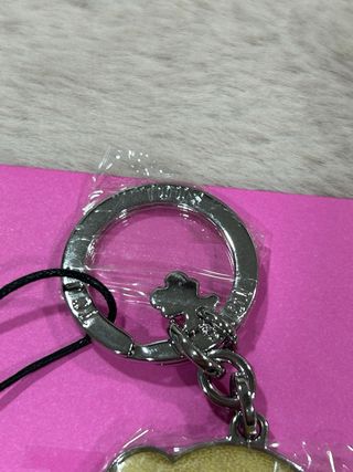 Llavero Tous Oso Amarillo y Plateado