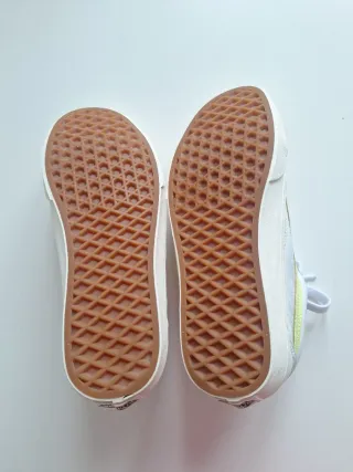 Zapatillas Vans Blancas y Verdes