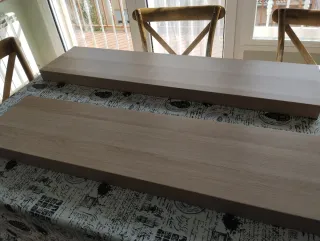 Scaffali in legno rovere Ikea