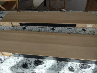 Scaffali in legno rovere Ikea