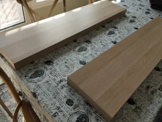 Scaffali in legno rovere Ikea