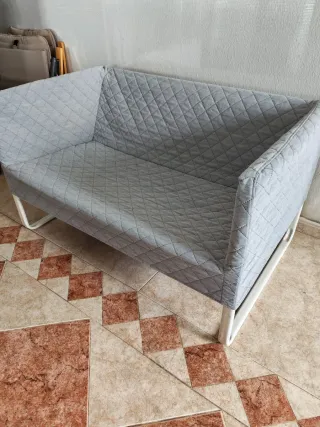 Sofá 2 plazas KNOPPARP IKEA gris