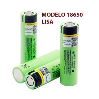 CARGADOR + 2 BATERÍAS DE LITIO 18650 (NUEVO)
