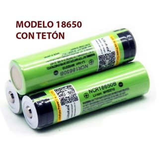 CARGADOR + 2 BATERÍAS DE LITIO 18650 (NUEVO)