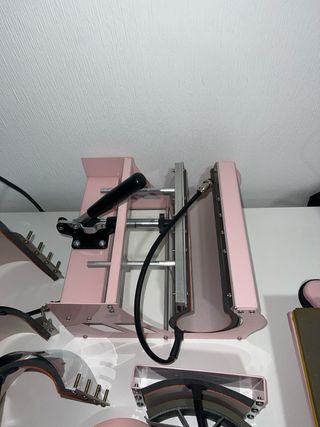 Prensa de Calor VEVOR 8 en 1 Rosa