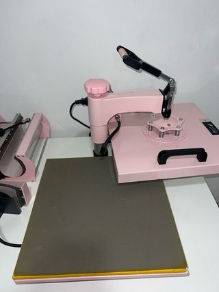 Prensa de Calor VEVOR 8 en 1 Rosa