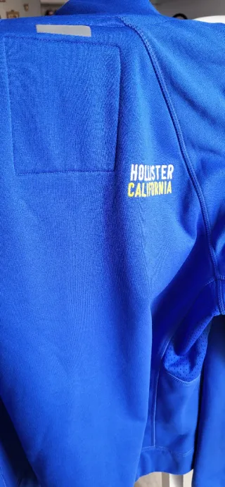 Chaqueta deportiva Hollister azul eléctrico